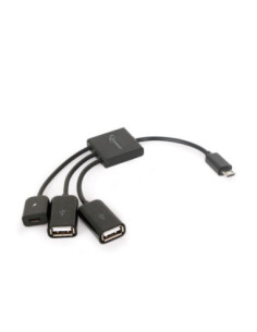 CABLE USB OTG 2AF +MICRO BF TO/MICRO BM UHB-OTG-02 GEMBIRD