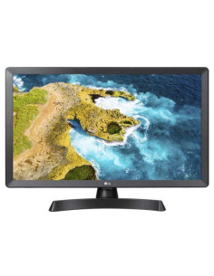 LCD Monitor, LG, 24TQ510S-PZ, 23.6", TV Monitor/Smart, 1366x768, 16:9, 14 ms, Speakers, Colour Black, 24TQ510S-PZ