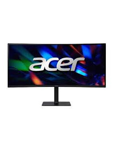 LCD Monitor, ACER, CZ342CURVbmiphuzx, 34", Gaming/Curved/21 : 9, Panel VA, 3440x1440, 21:9, 165 Hz, 0.5 ms, Speakers, Swivel, Pi