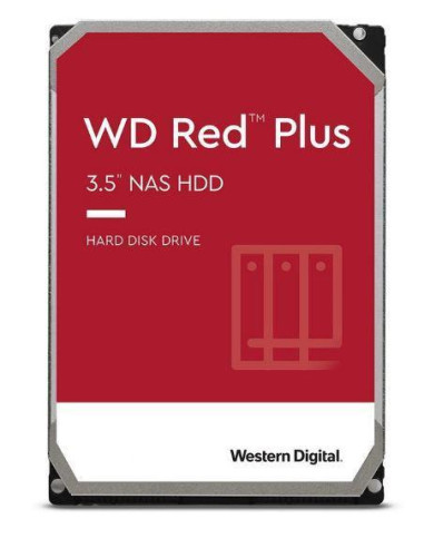 HDD, WESTERN DIGITAL, Red Plus, 2TB, SATA, 64 MB, 5400 rpm, 3,5", WD20EFPX