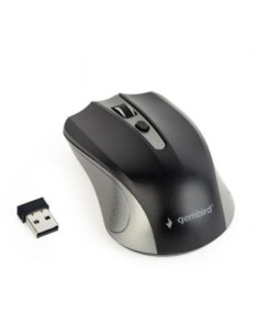 MOUSE USB OPTICAL WRL GREY/BLACK MUSW-4B-04-GB GEMBIRD