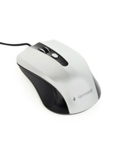 MOUSE USB OPTICAL BLACK/SILVER/MUS-4B-01-BS GEMBIRD