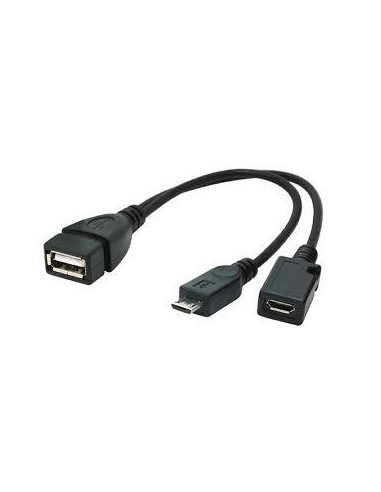 CABLE USB OTG AF +MICRO BF TO/MICRO BM A-OTG-AFBM-04 GEMBIRD