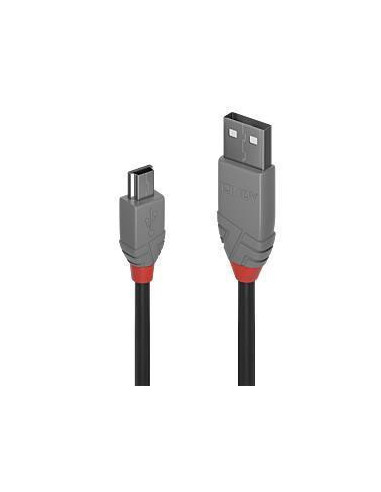 CABLE USB2 A TO MINI-B 2M/ANTHRA 36723 LINDY