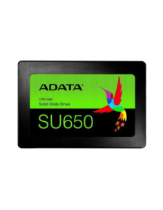 SSD, ADATA, SU650, 1TB, SATA 3.0, Write speed 450 MBytes/sec, Read speed 520 MBytes/sec, 2,5", TBW 600 TB, MTBF 2000000 hours, A