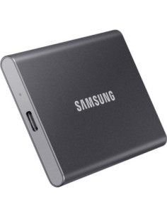 External SSD, SAMSUNG, T7, 2TB, USB 3.2, Write speed 1000 MBytes/sec, Read speed 1050 MBytes/sec, MU-PC2T0T/WW