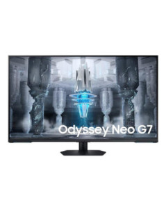 LCD Monitor, SAMSUNG, Odyssey Neo G7 G70NC, 43", Gaming/Smart/4K, Panel VA, 3840x2160, 16:9, 144Hz, 1 ms, Speakers, Colour Blac
