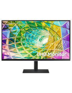 LCD Monitor, SAMSUNG, S32A800NMP, 31.5", 4K, Panel VA, 3840x2160, 16:9, 5 ms, Swivel, Pivot, Height adjustable, Tilt, Colour Bla