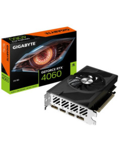 Graphics Card, GIGABYTE, NVIDIA GeForce RTX 4060, 8 GB, GDDR6, 128 bit, PCIE 4.0 16x, Dual Slot Fansink, 2xHDMI, 2xDisplayPort, 