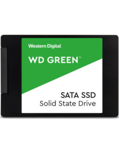 SSD, WESTERN DIGITAL, Green, 2TB, SATA, Read speed 545 MBytes/sec, 2,5", MTBF 1000000 hours, WDS200T2G0A
