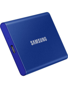 External SSD, SAMSUNG, T7, 1TB, USB 3.2, Write speed 1000 MBytes/sec, Read speed 1050 MBytes/sec, MU-PC1T0H/WW