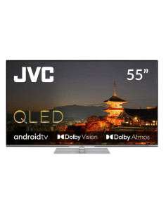 TV Set, JVC, 55", 4K/Smart, QLED, 3840x2160, Android TV, LT-55VAQ830P