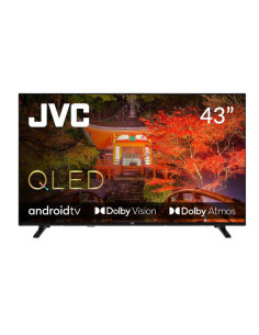 TV Set, JVC, 43", 4K/Smart, QLED, 3840x2160, Wireless LAN, Bluetooth, Android TV, LT-43VAQ330P
