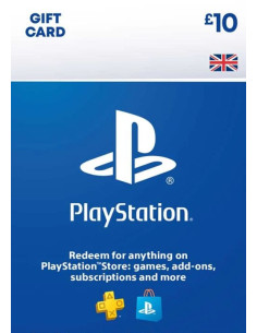 Playstation Network Card 10 GBP (Jungtinė karalystė) Virtualios piniginės papildymas