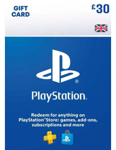 Playstation Network Card 30 GBP (Jungtinė karalystė) Virtualios piniginės papildymas