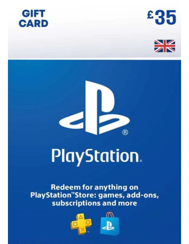 Playstation Network Card 35 GBP (Jungtinė karalystė) Virtualios piniginės papildymas