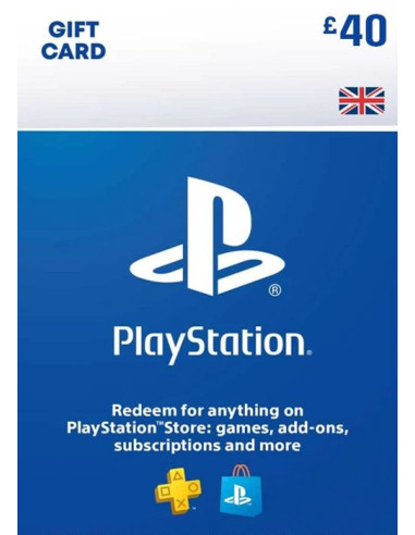 Playstation Network Card 40 GBP (Jungtinė karalystė) Virtualios piniginės papildymas