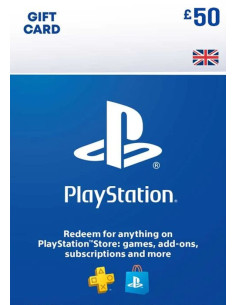 Playstation Network Card 50 GBP (Jungtinė karalystė) Virtualios piniginės papildymas