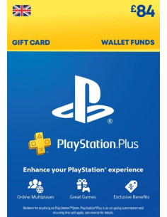 Playstation Network Card 84 GBP (Jungtinė karalystė) Virtualios piniginės papildymas