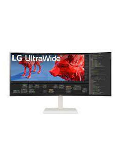 LCD Monitor, LG, 38WR85QC-W, 37.5", Business/Curved/21 : 9, Panel IPS, 3840x1600, 21:9, 144 Hz, 1 ms, Colour White, 38WR85QC-W