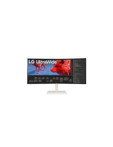 LCD Monitor, LG, 38WR85QC-W, 37.5", Business/Curved/21 : 9, Panel IPS, 3840x1600, 21:9, 144 Hz, 1 ms, Colour White, 38WR85QC-W