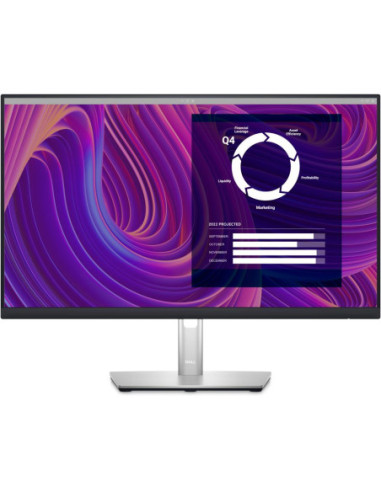 LCD Monitor, DELL, P2423D, 23.8", Panel IPS, 2560x1440, 16:9, 60 Hz, Matte, 5 ms, Swivel, Height adjustable, Tilt, 210-BDEG