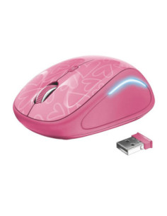 MOUSE USB OPTICAL WRL YVI FX/PINK 22336 TRUST