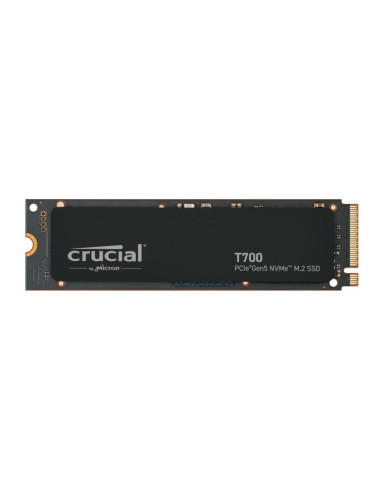 SSD, CRUCIAL, T700, 2TB, M.2, PCIe Gen5, NVMe, TLC, Write speed 11800 MBytes/sec, Read speed 12400 MBytes/sec, TBW 1200 TB, CT2