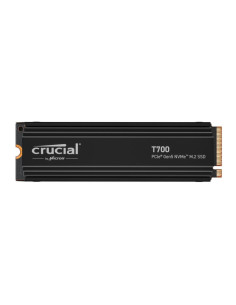 SSD, CRUCIAL, T700, 4TB, M.2, PCIe Gen5, NVMe, TLC, Write speed 11800 MBytes/sec, Read speed 12400 MBytes/sec, TBW 2400 TB, CT4