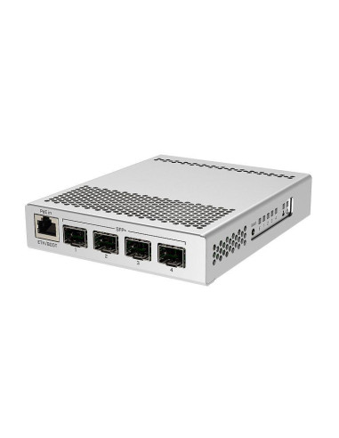 Switch, MIKROTIK, 1x10Base-T / 100Base-TX / 1000Base-T, 4xSFP+, PoE ports 1, CRS305-1G-4S+IN