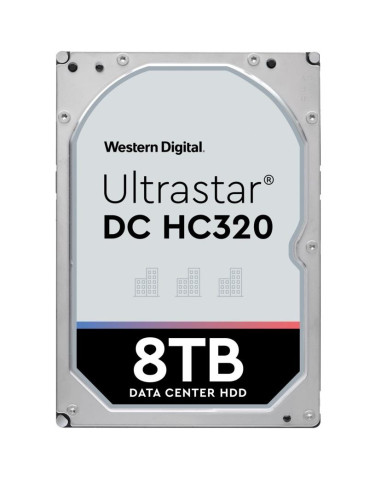 HDD, WESTERN DIGITAL ULTRASTAR, Ultrastar DC HC320, HUS728T8TALE6L4, 8TB, SATA 3.0, 256 MB, 7200 rpm, 3,5", 0B36404