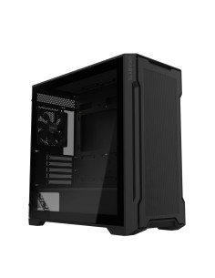 Case, GIGABYTE, GB-C102G, MidiTower, Case product features Transparent panel, Not included, MicroATX, MiniITX, Colour Black, GB