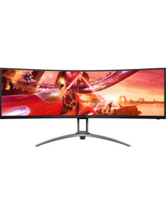 LCD Monitor, AOC, AG493QCX, 48.8", Gaming/Curved, Panel VA, 3840x1080, 32:9, 144Hz, 4 ms, Speakers, Swivel, Height adjustable, 