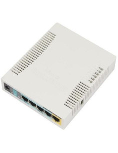 Access Point, MIKROTIK, IEEE 802.11b, IEEE 802.11g, IEEE 802.11n, 1xUSB 2.0, 5x10/100M, RB951UI-2HND