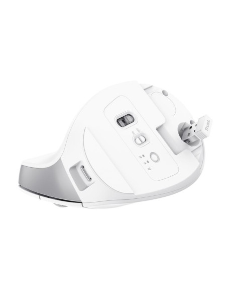 MOUSE USB OPTICAL WRL BAYO+/ERGONOMIC WHT 25399 TRUST MOUSE USB OPTICAL WRL BAYO+/ERGONOMIC WHT 25399 TRUST