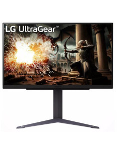 LCD Monitor, LG, 27GS75Q-B, 27", Gaming, Panel IPS, 2560x1440, 16:9, 180Hz, Matte, 1 ms, Pivot, Height adjustable, Tilt, Colour