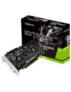 Graphics Card, BIOSTAR, NVIDIA GeForce GTX 1050 TI, 4 GB, GDDR5, 128 bit, PCIE 3.0 16x, Memory 7008 MHz, GPU 1291 MHz, Dual Slo