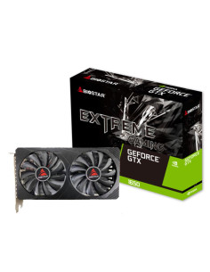 Graphics Card, BIOSTAR, NVIDIA GeForce GTX 1650, 4 GB, GDDR6, 128 bit, PCIE 4.0 16x, GPU 1410 MHz, Dual Slot Fansink, 1xDVI-D, 