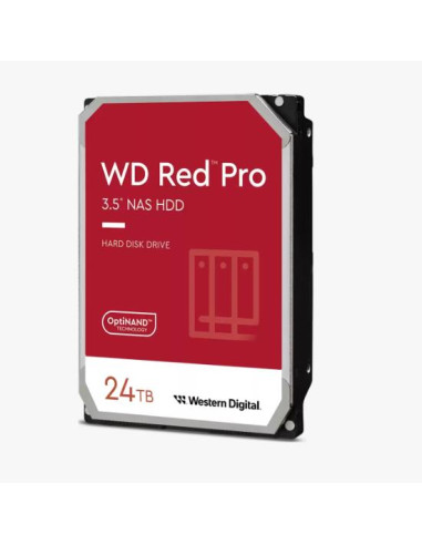 HDD, WESTERN DIGITAL, Red Pro, 24TB, SATA, 512 MB, 7200 rpm, 3,5", WD240KFGX