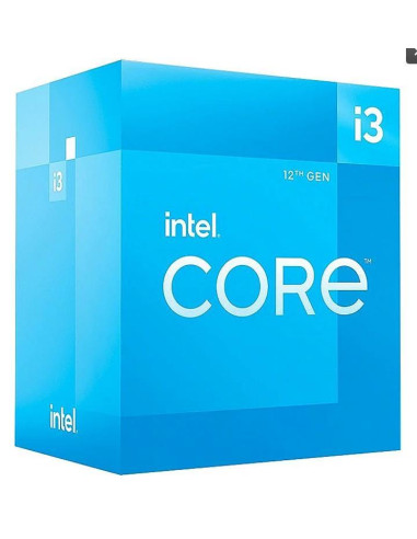 CPU, INTEL, Desktop, Core i3, i3-12100F, Alder Lake, 3300 MHz, Cores 4, 12MB, Socket LGA1700, 58 Watts, BOX, BX8071512100FSRL63