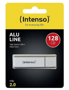 MEMORY DRIVE FLASH USB2 128GB/SILVER 3521496 INTENSO