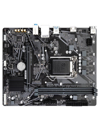 Mainboard, GIGABYTE, Intel Q470 Express, LGA1200, Micro-ATX, Memory DDR4, Memory slots 2, 1xPCI-Express 3.0 1x, 1xPCI-Express 3