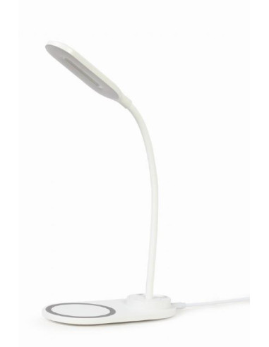 MOBILE CHARGER WRL DESK LAMP/WHT TA-WPC10-LED-01-W GEMBIRD