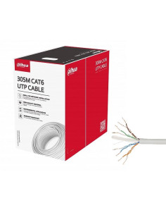 CABLE CAT6 UTP 305M WHITE/PFM920I-6UN-C DAHUA