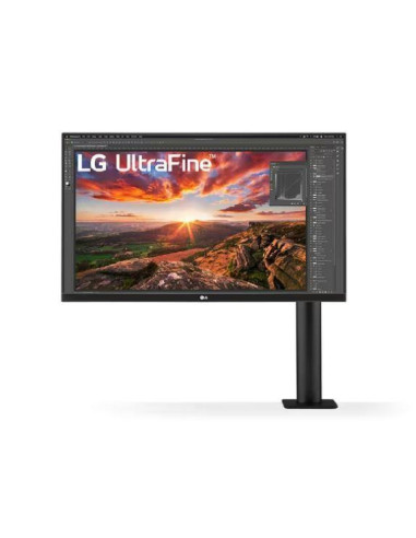 LCD Monitor, LG, 32UN880P-B, 31.5", 4K, Panel IPS, 3840x2160, 16:9, 60Hz, 5 ms, Speakers, Swivel, Pivot, Height adjustable, Til