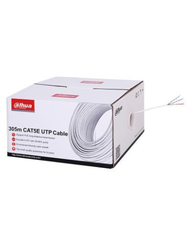 CABLE CAT5E UTP 305M WHITE/PFM920I-5EU-C DAHUA