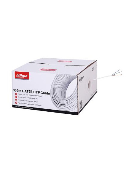 CABLE CAT5E UTP 305M WHITE/PFM920I-5EU-C DAHUA CABLE CAT5E UTP 305M WHITE/PFM920I-5EU-C DAHUA