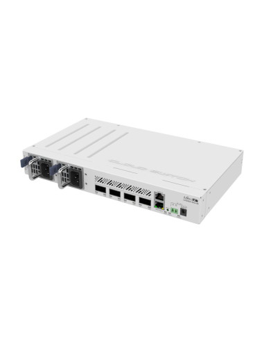 Switch, MIKROTIK, CRS504-4XQ-IN, Rack 1U, 1x10Base-T / 100Base-TX, 4xQSFP28, CRS504-4XQ-IN