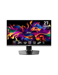 Monitor, MSI, MPG 271QRX QD-OLED, 26.5", Gaming, Panel QD-OLED, 2560x1440, 16:9, 360Hz, Matte, 0.03 ms, Swivel, Pivot, Height a