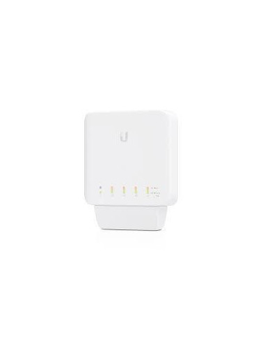 Switch, UBIQUITI, USW-FLEX, 5x10Base-T / 100Base-TX / 1000Base-T, PoE ports 5, 15.4 Watts, USW-FLEX